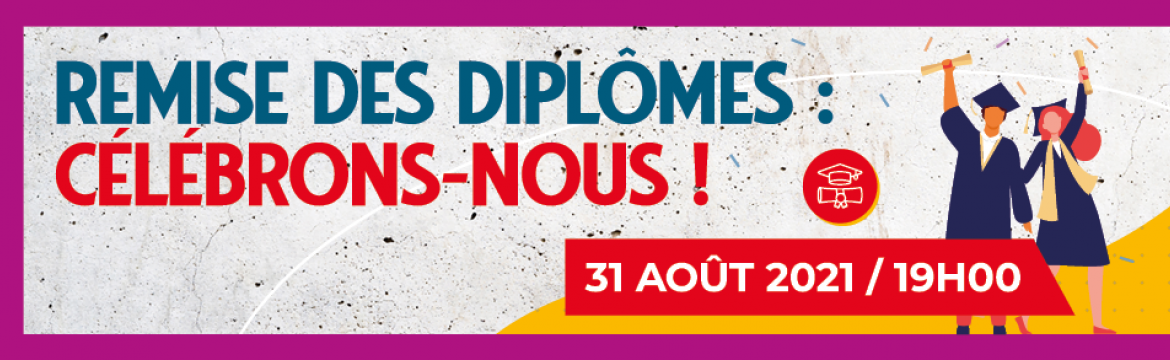 Soirée des diplômés - Promotions 2019, 2020, 2021